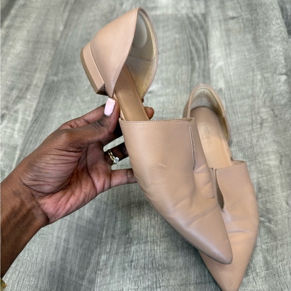 VINCE Women's Tan Leather Flats - Picture 6 of 6